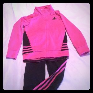Adidas girls 6x outfit- excellent condition